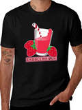 Strawberry Milk T-Shirt - Unique Graphic Tee