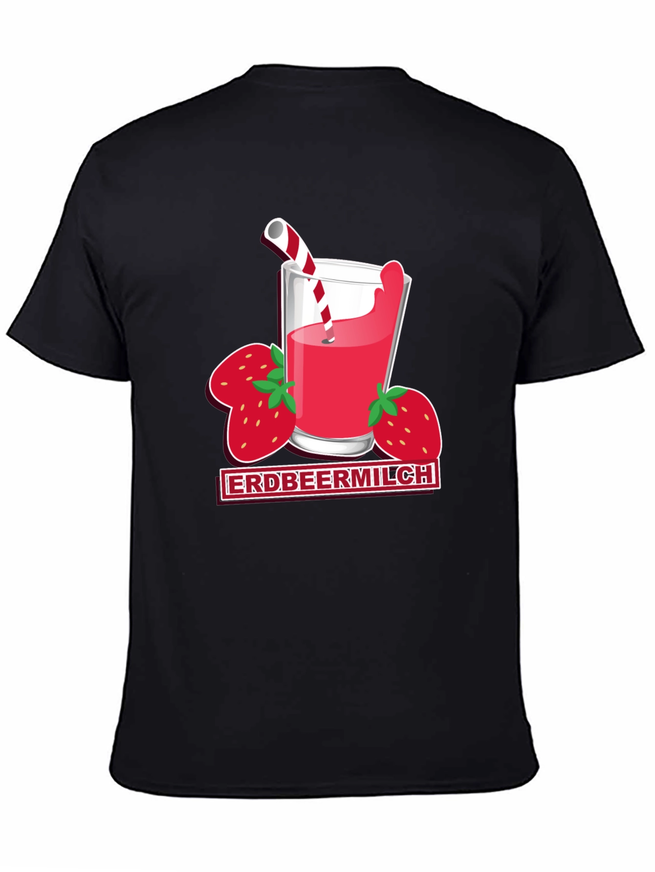 Strawberry Milk T-Shirt - Unique Graphic Tee