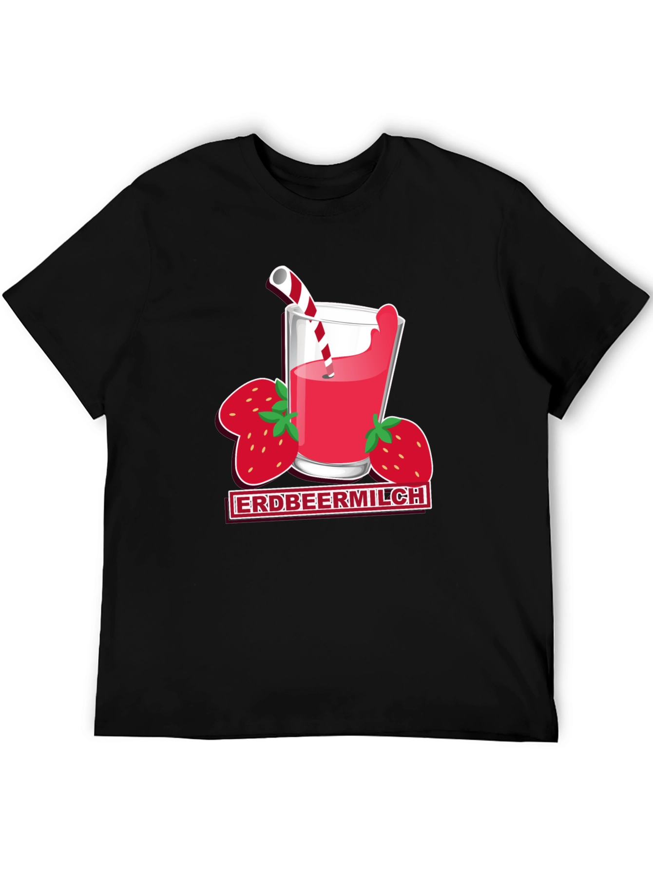 Strawberry Milk T-Shirt - Unique Graphic Tee
