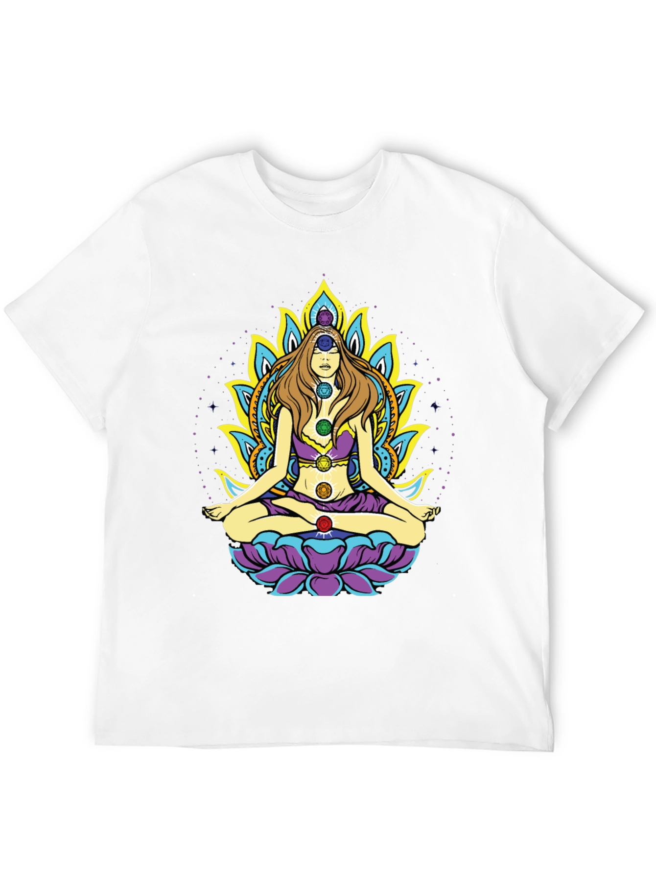 Chakra Meditation T-Shirt - Spiritual Design