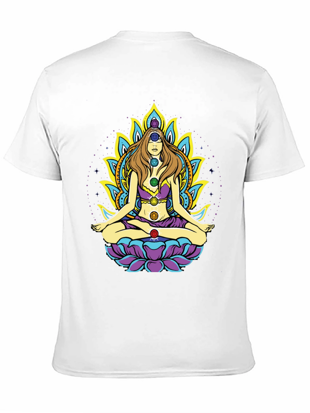 Chakra Meditation T-Shirt - Spiritual Design