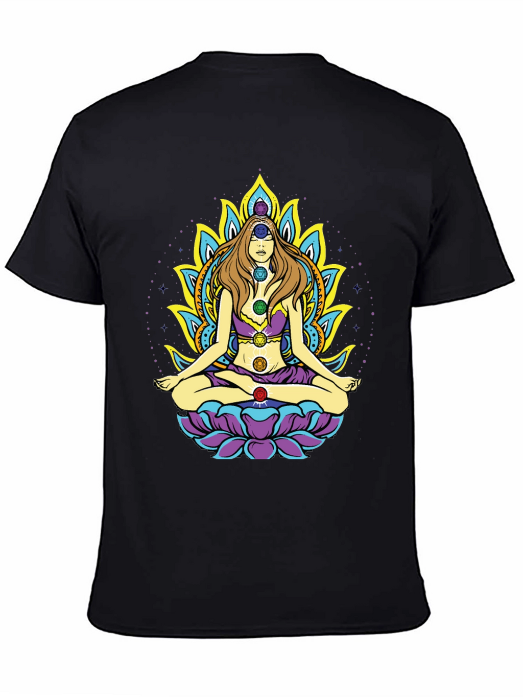 Chakra Meditation T-Shirt - Spiritual Design