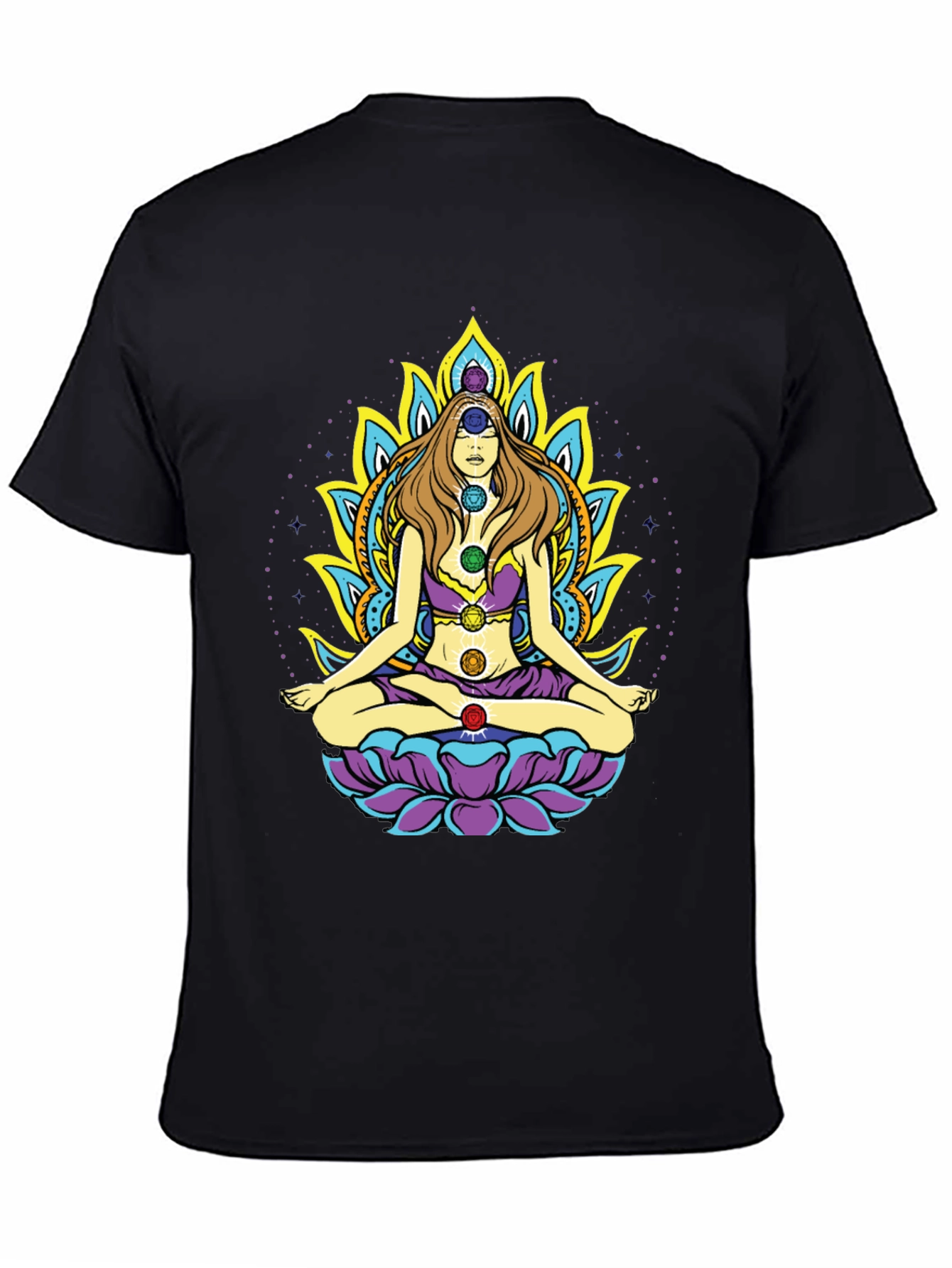 Chakra Meditation T-Shirt - Spiritual Design