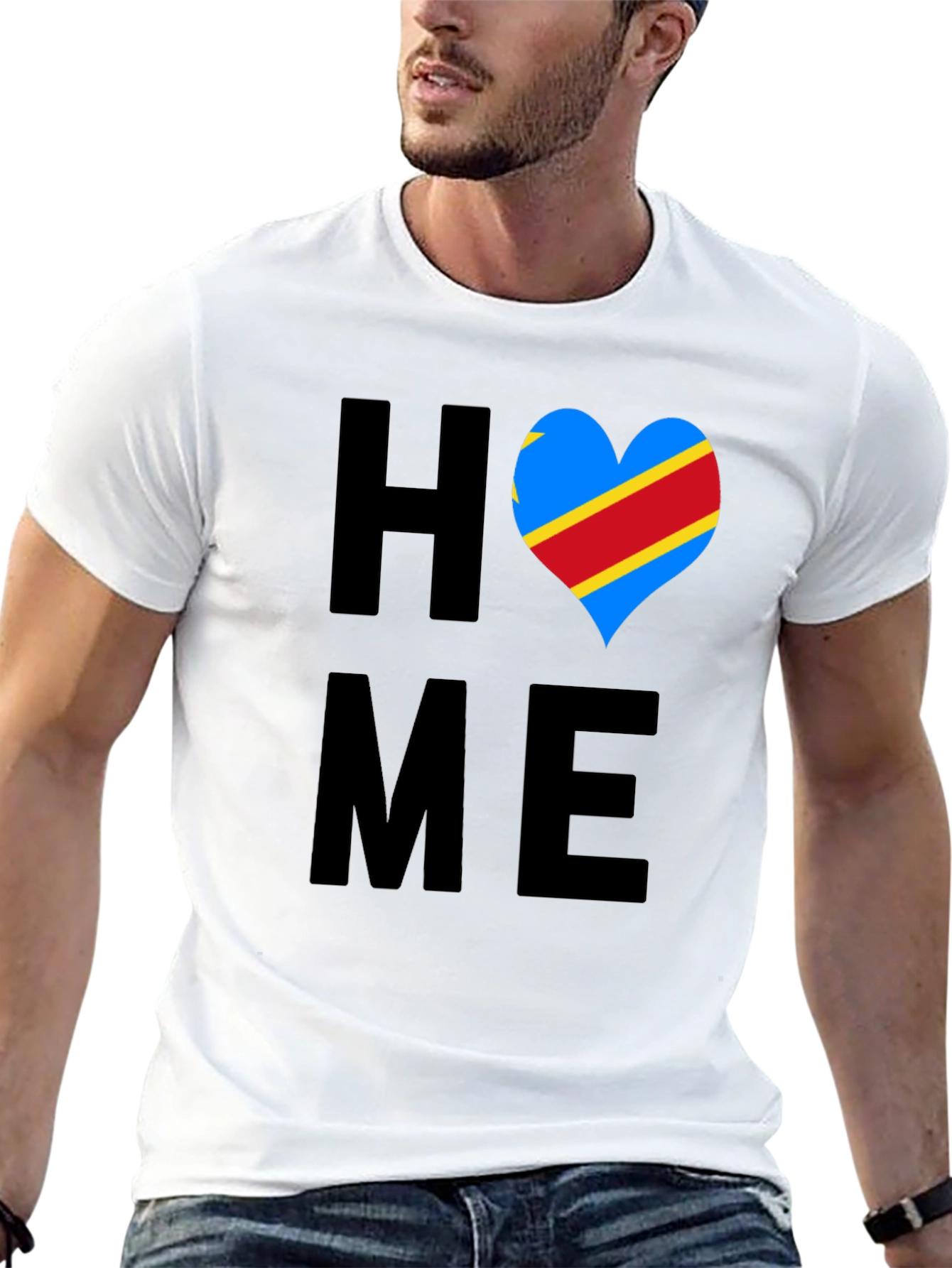 HOME Congo Heart Flag T-Shirt