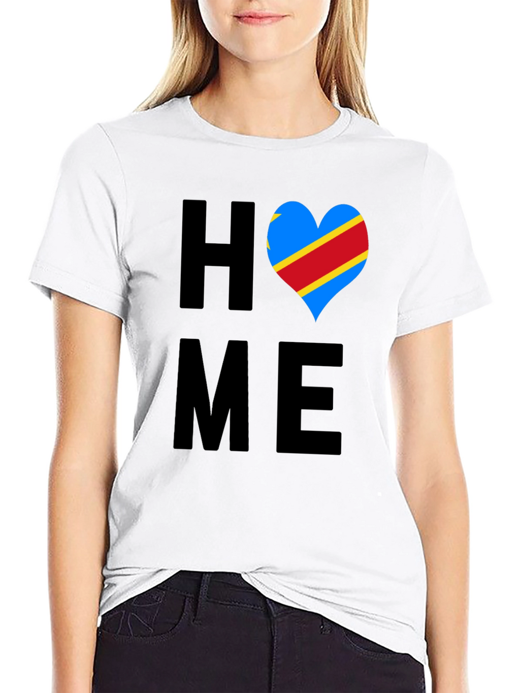 HOME Congo Heart Flag T-Shirt