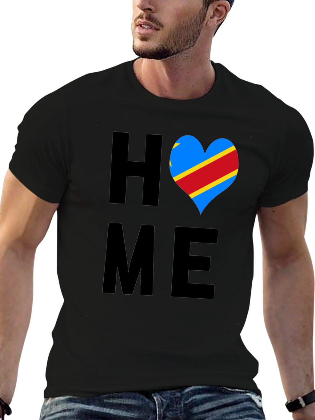 HOME Congo Heart Flag T-Shirt