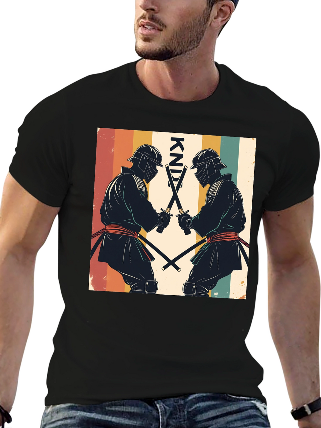 Retro Ninja Swords T-Shirt