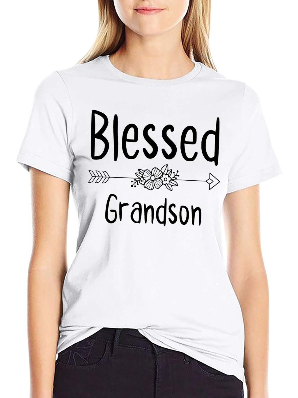 Blessed Grandson Graphic T-Shirt
