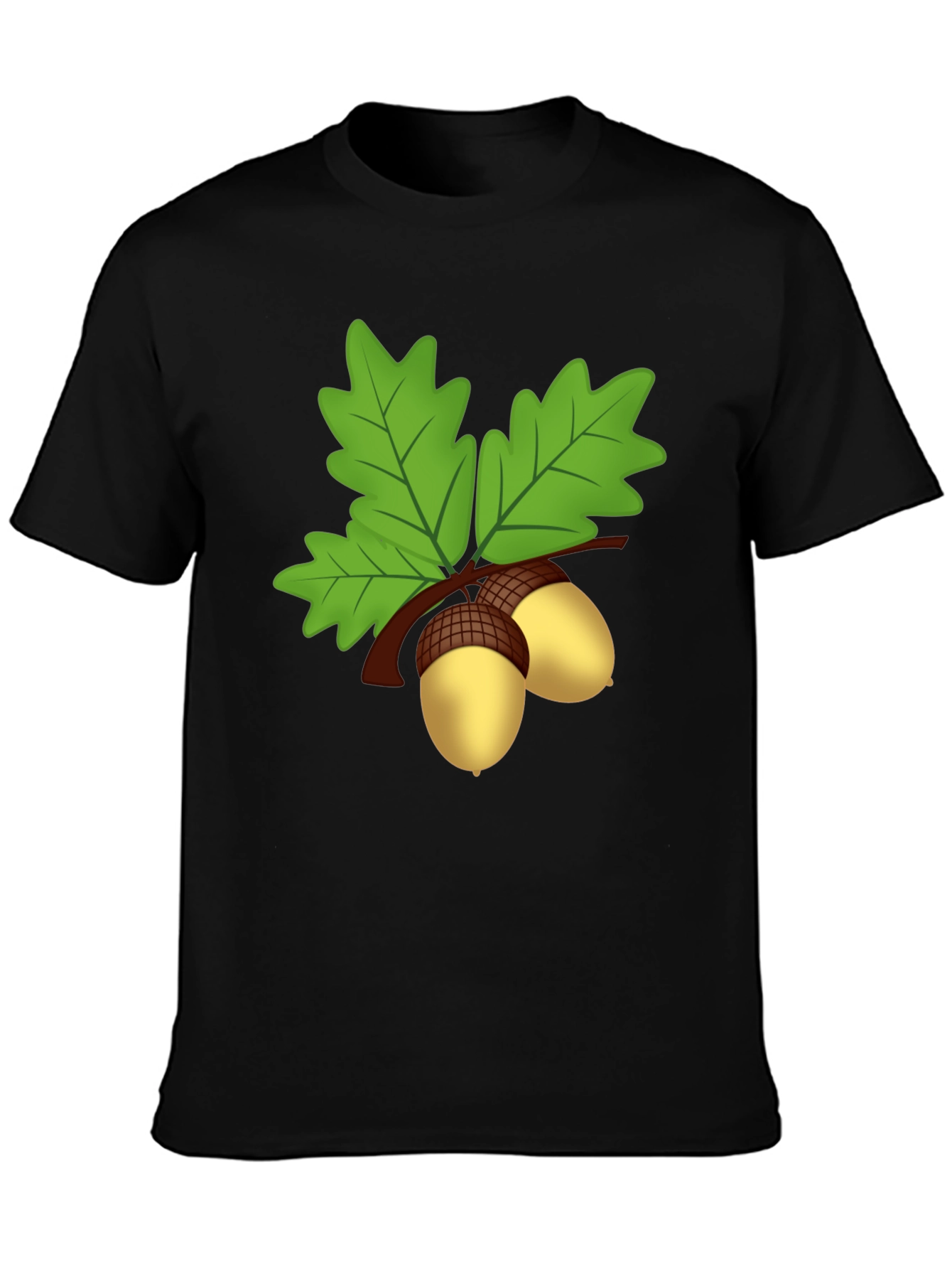 Acorn Branch Graphic Tee - Nature Lovers T-Shirt