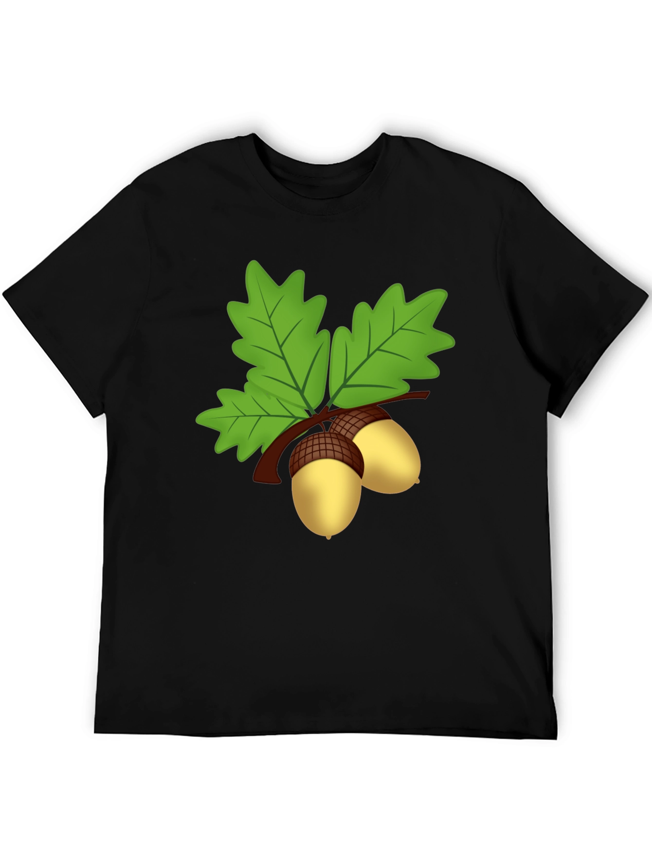 Acorn Branch Graphic Tee - Nature Lovers T-Shirt