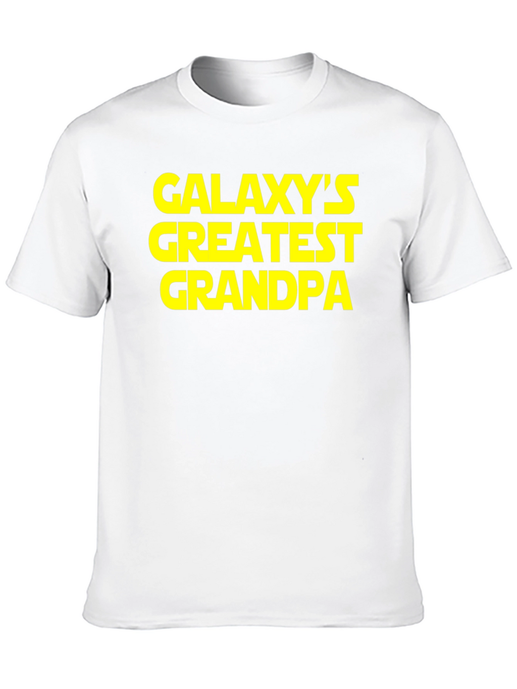 Galaxys Greatest Grandpa Black T-Shirt