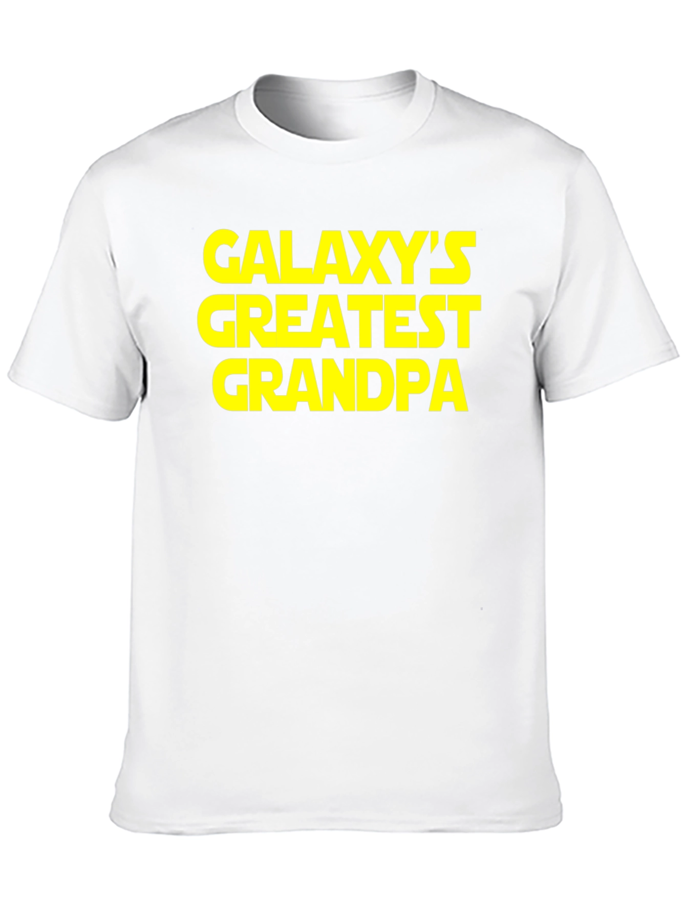 Galaxys Greatest Grandpa Black T-Shirt