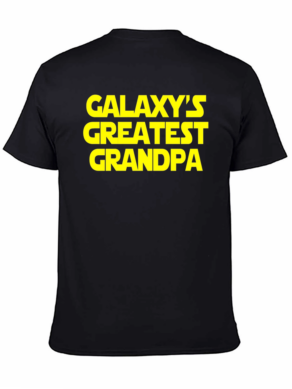 Galaxys Greatest Grandpa Black T-Shirt