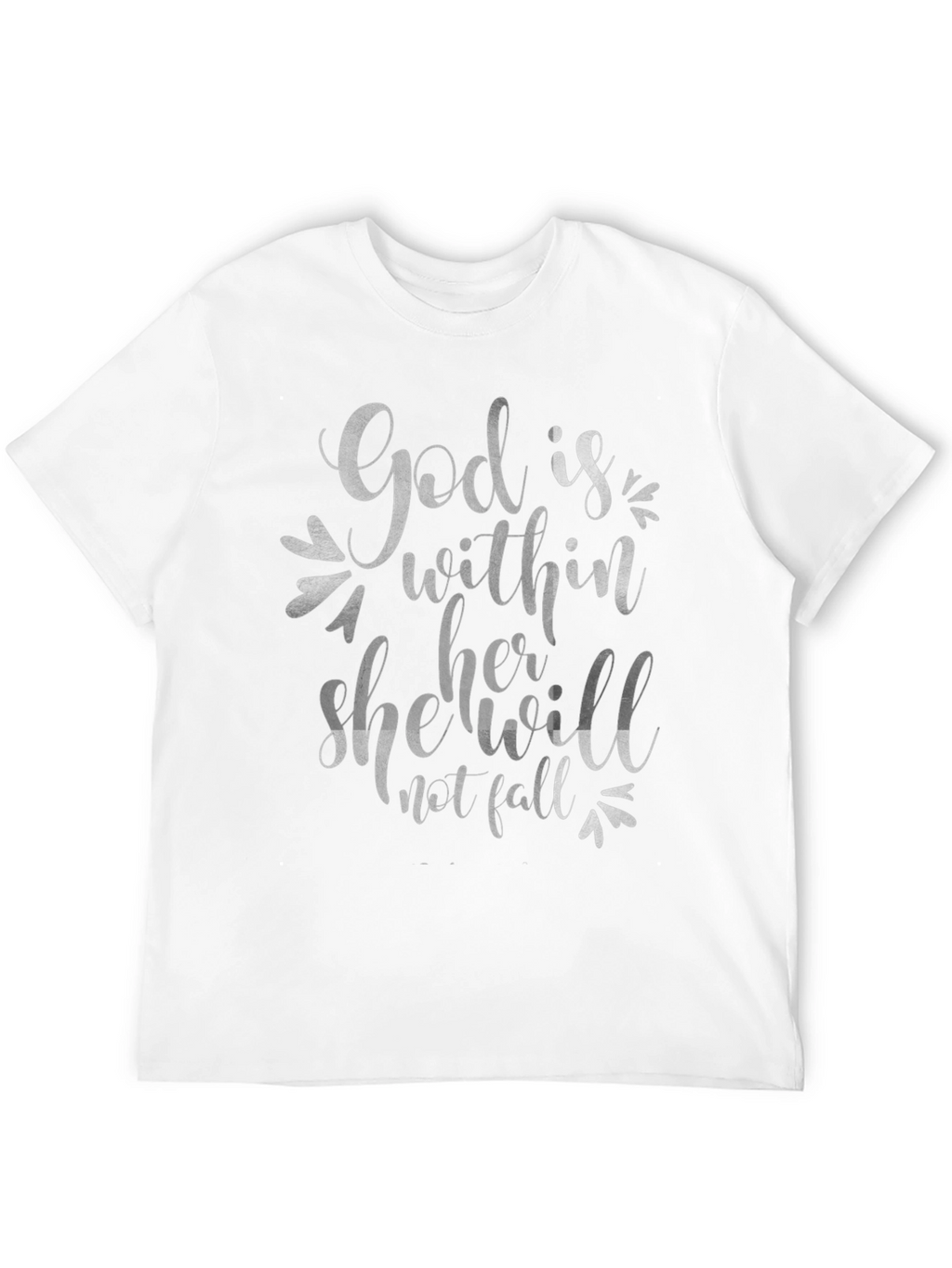 God is Within Her T-Shirt - Faith Inspired Tee