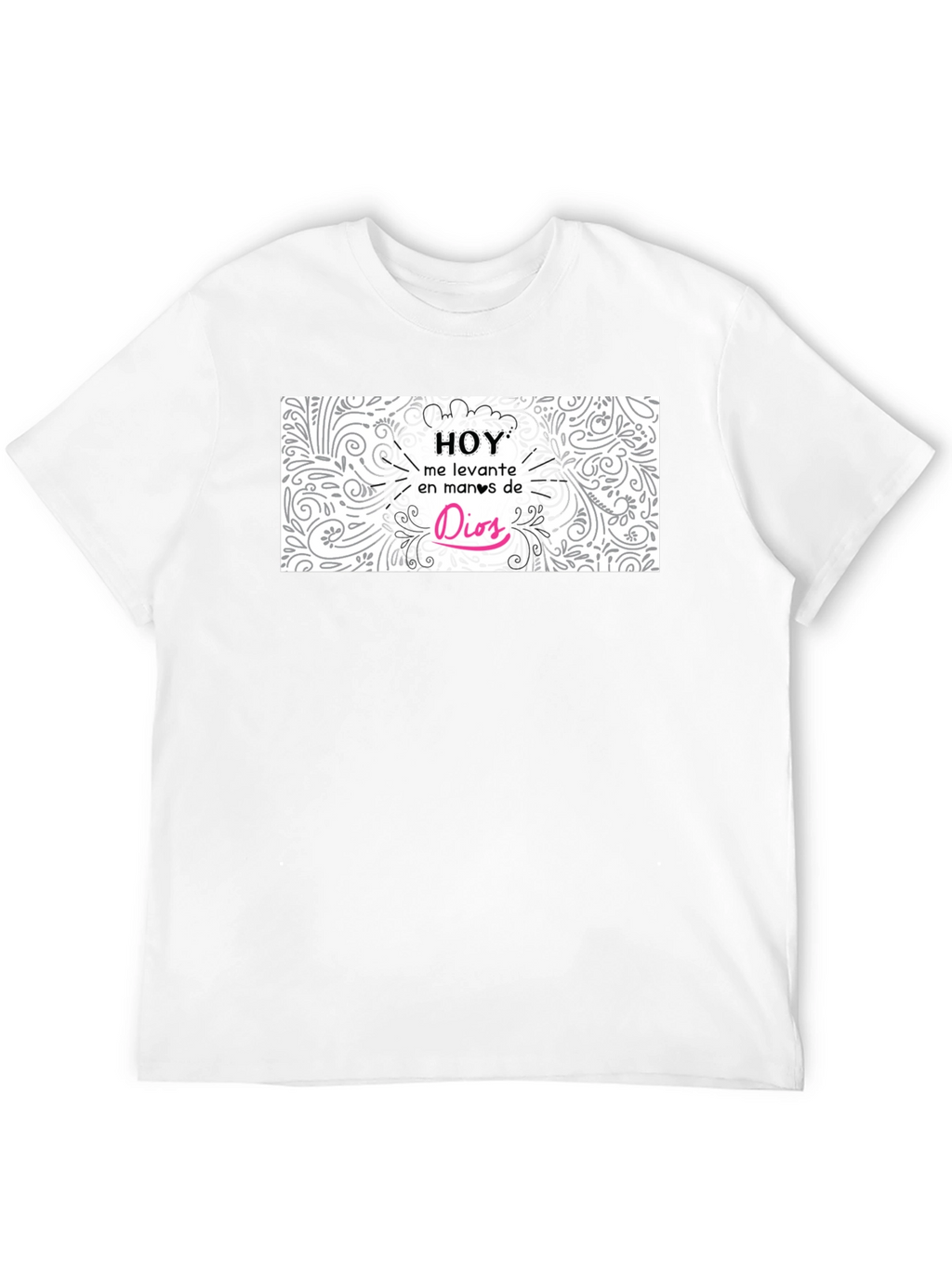 Hoy En Manos De Dios Black T-Shirt