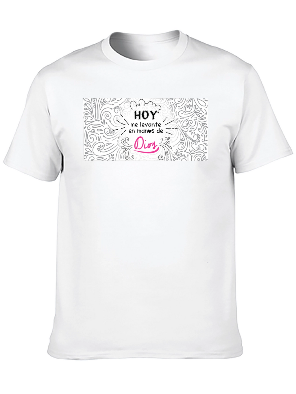 Hoy En Manos De Dios Black T-Shirt