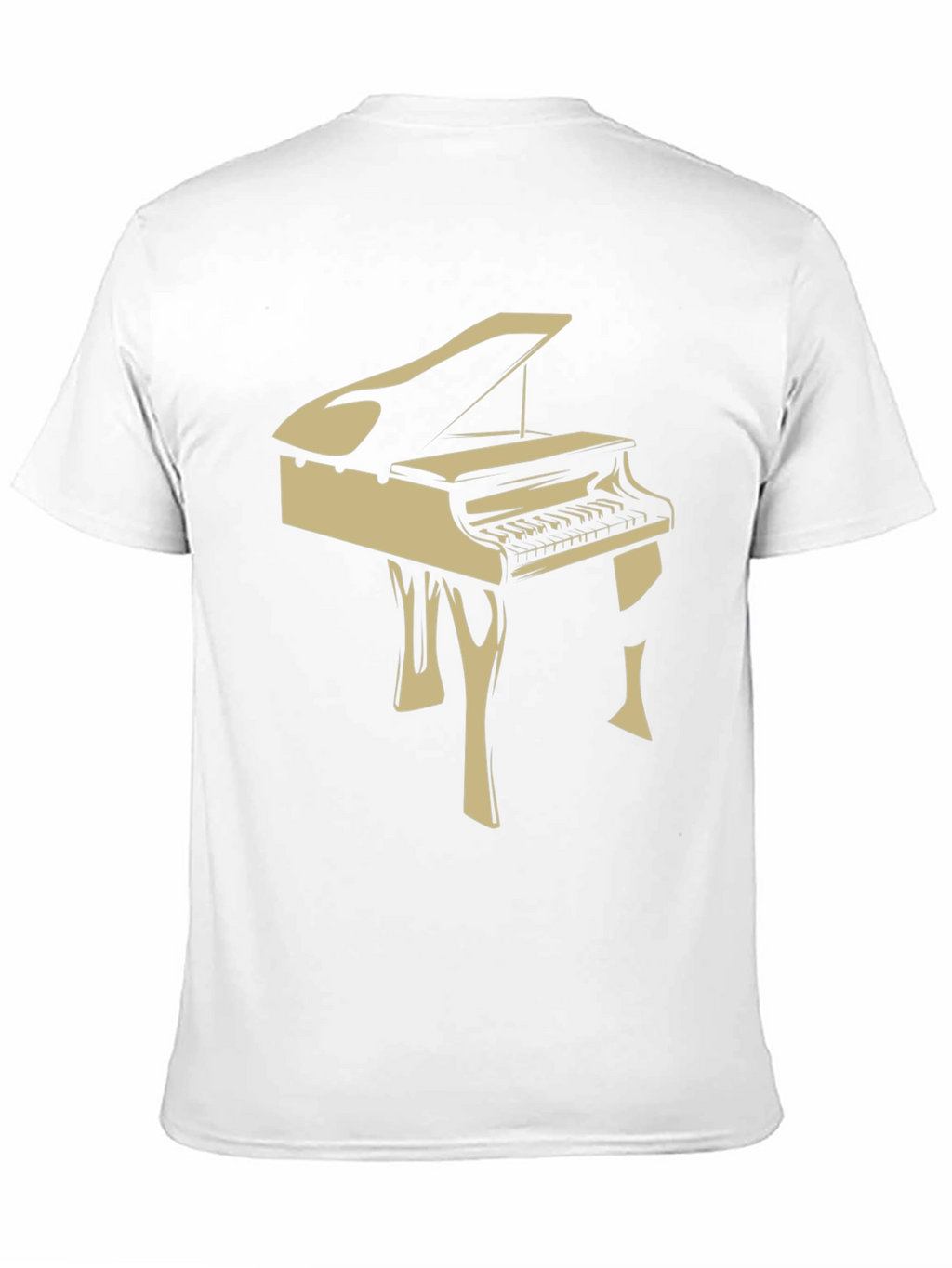 Piano Graphic Tee - Music Lover T-Shirt