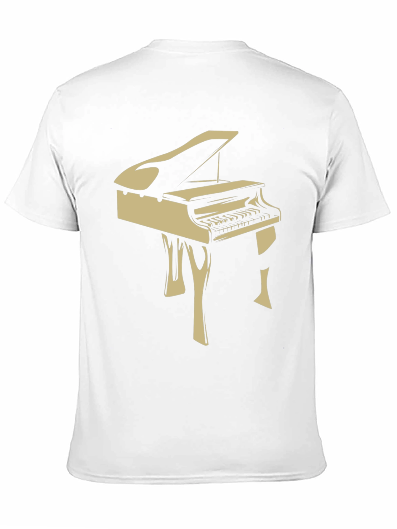 Piano Graphic Tee - Music Lover T-Shirt