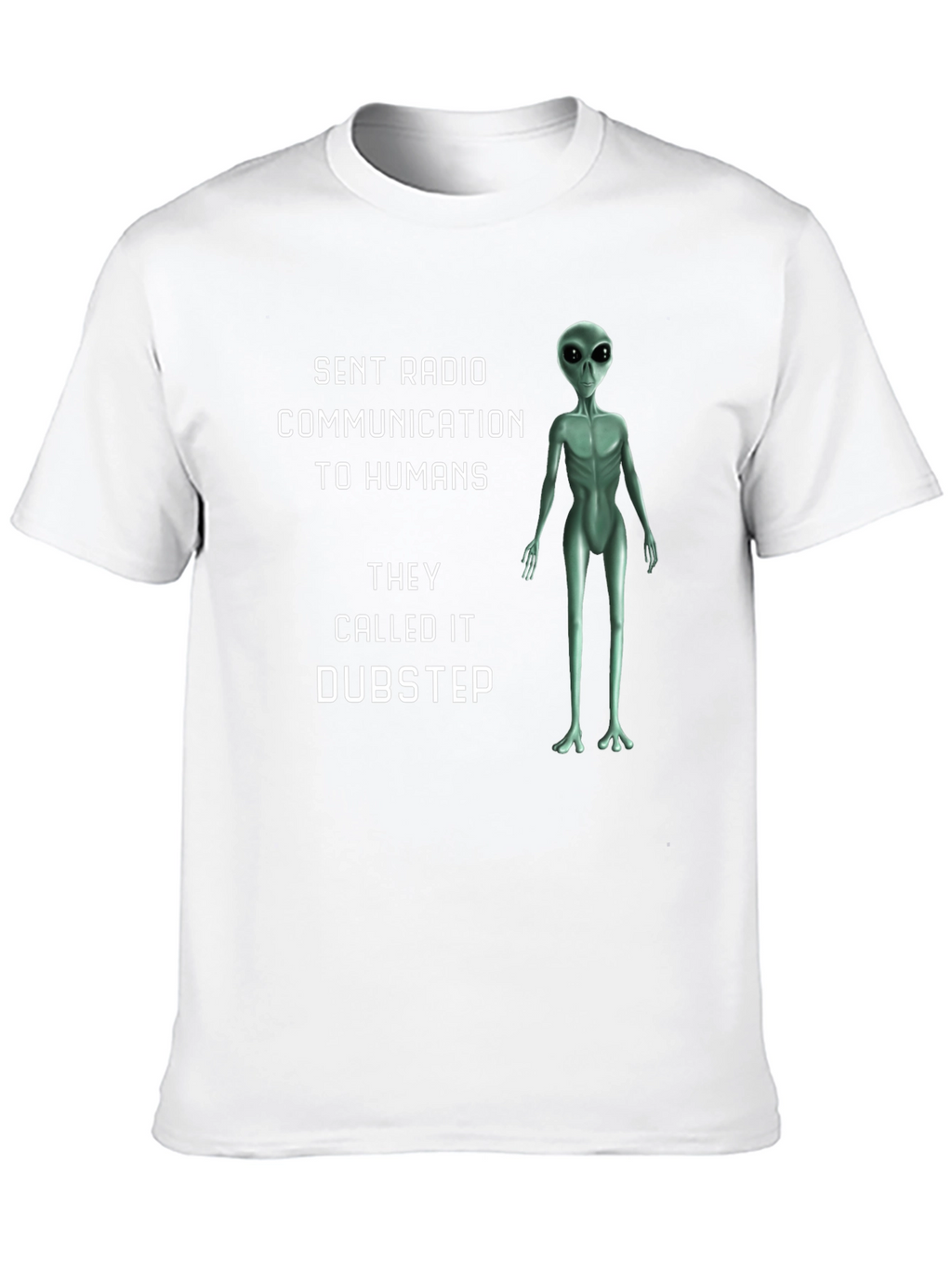 Dubstep Alien Graphic Tee