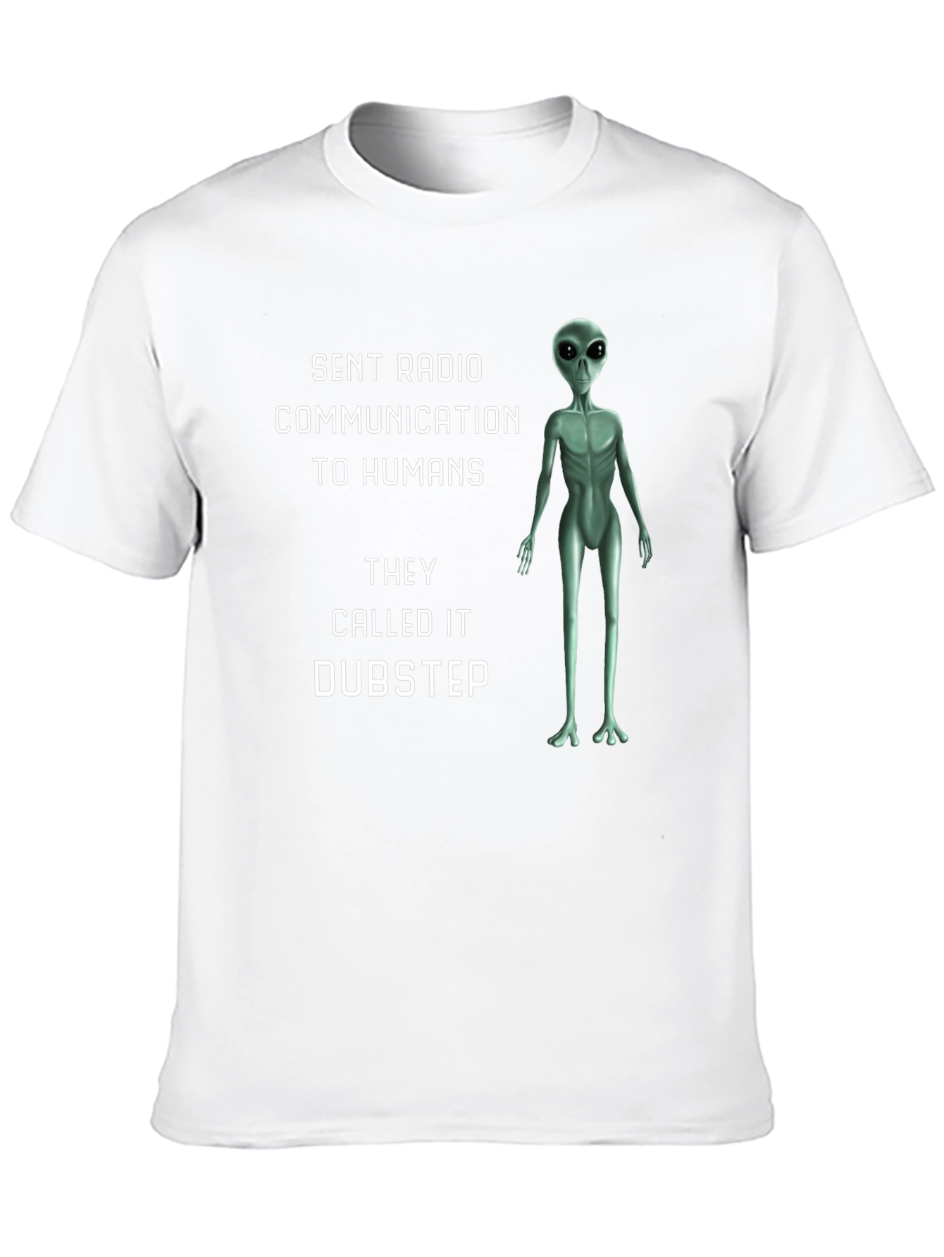 Dubstep Alien Graphic Tee
