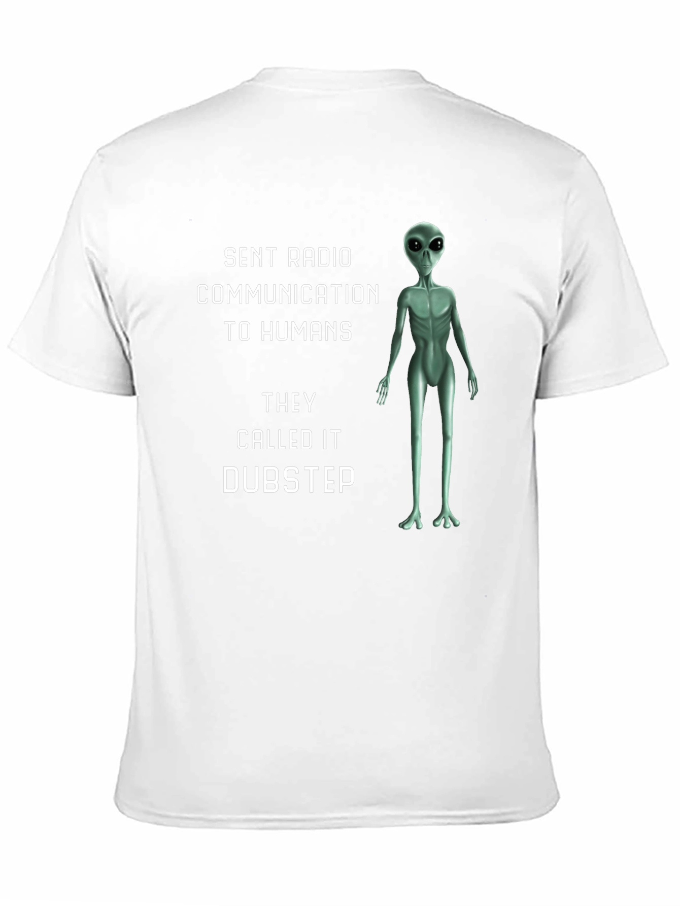 Dubstep Alien Graphic Tee
