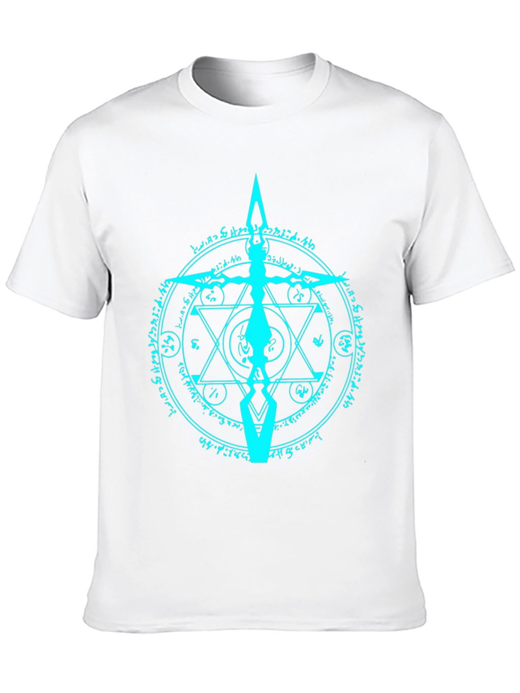 Mystic Symbol Graphic Print Black Tee