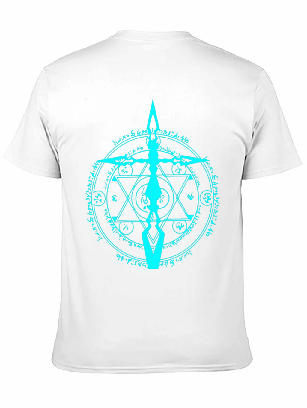 Mystic Symbol Graphic Print Black Tee
