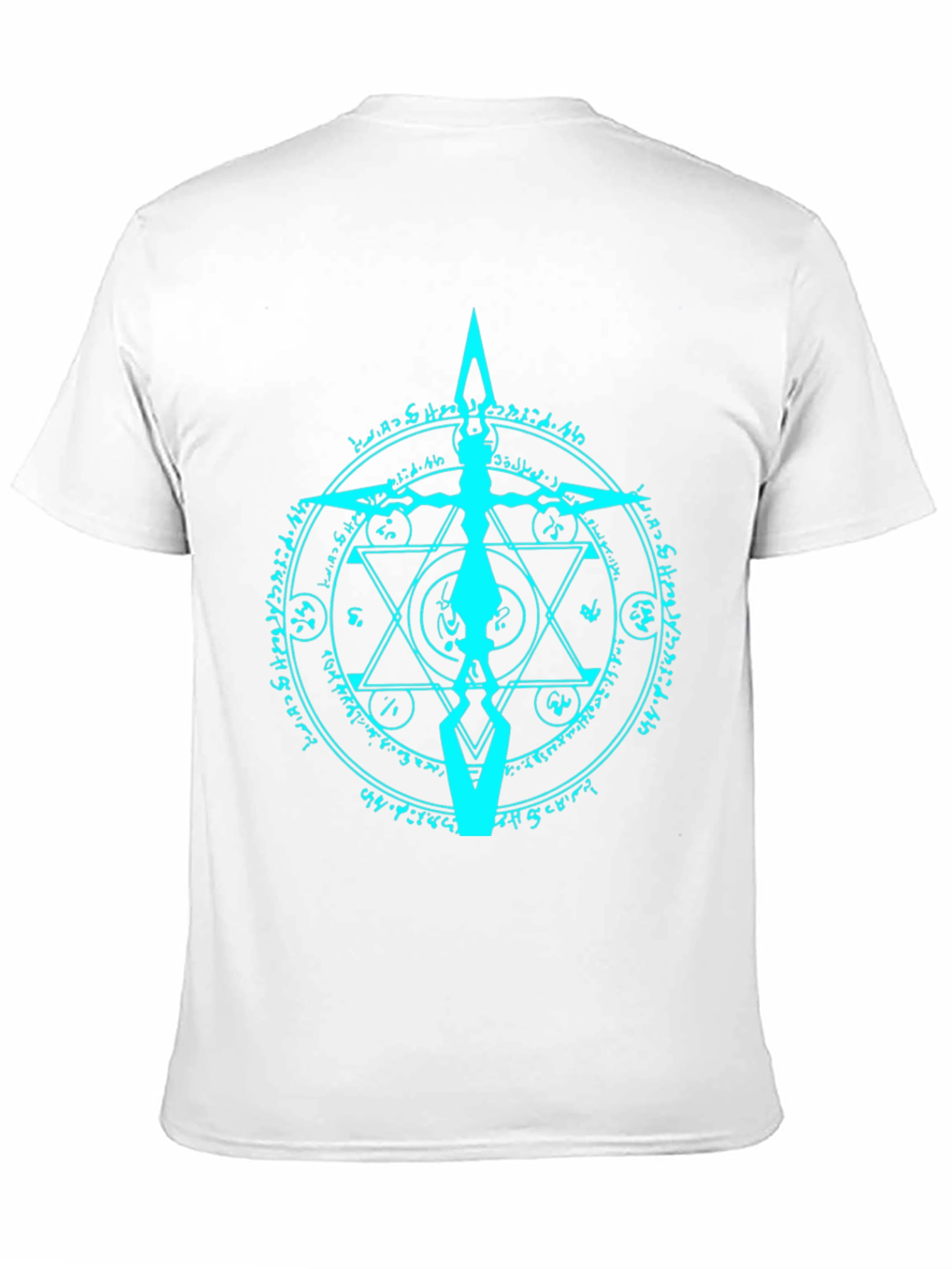 Mystic Symbol Graphic Print Black Tee