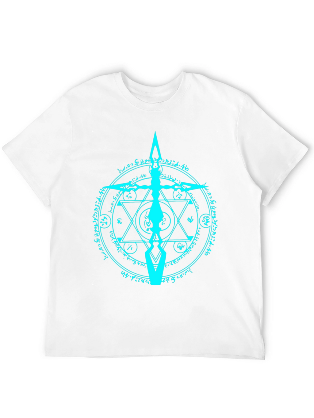 Mystic Symbol Graphic Print Black Tee