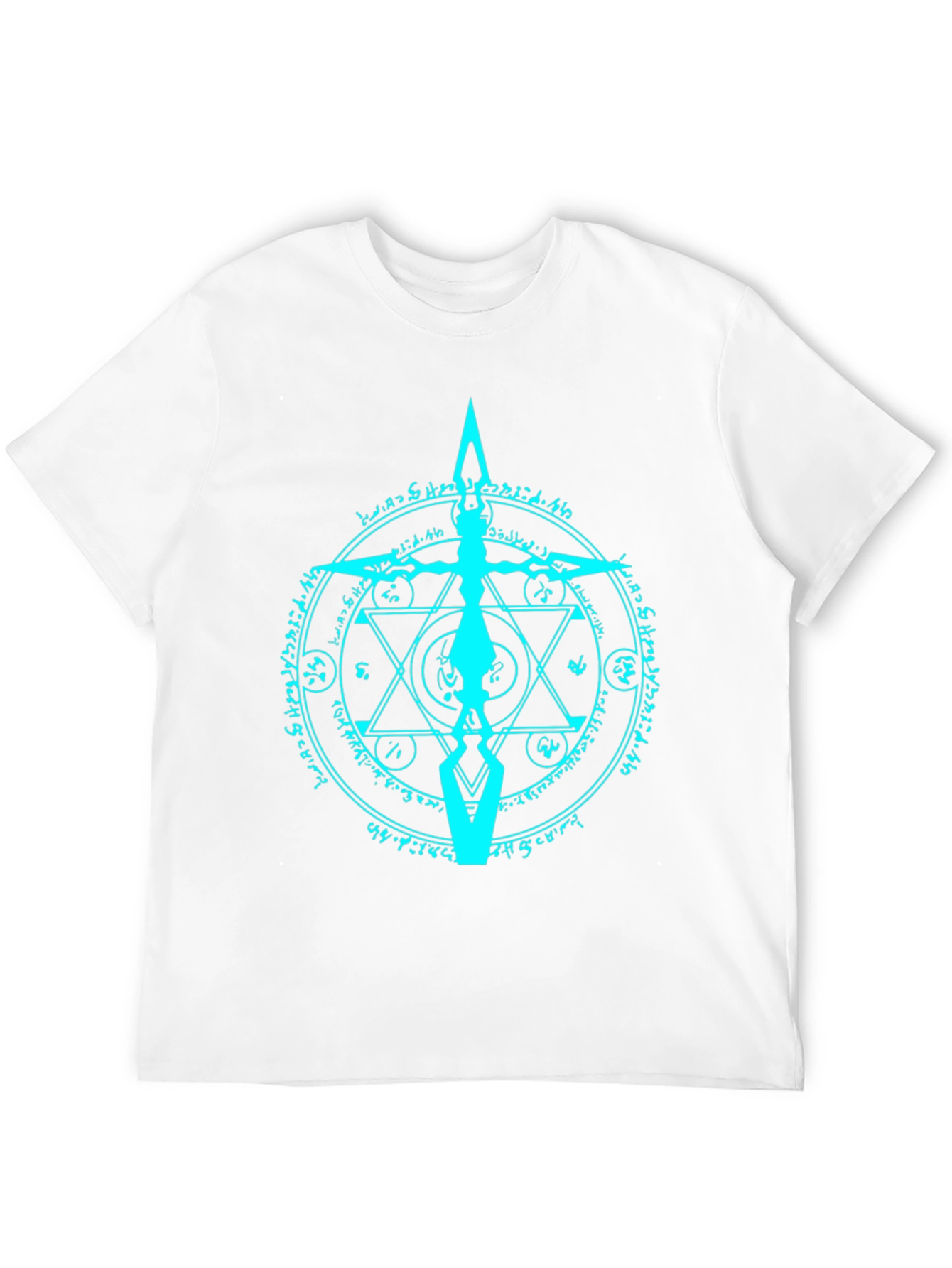 Mystic Symbol Graphic Print Black Tee