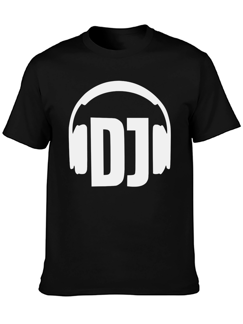DJ Headphones Graphic Tee - Black