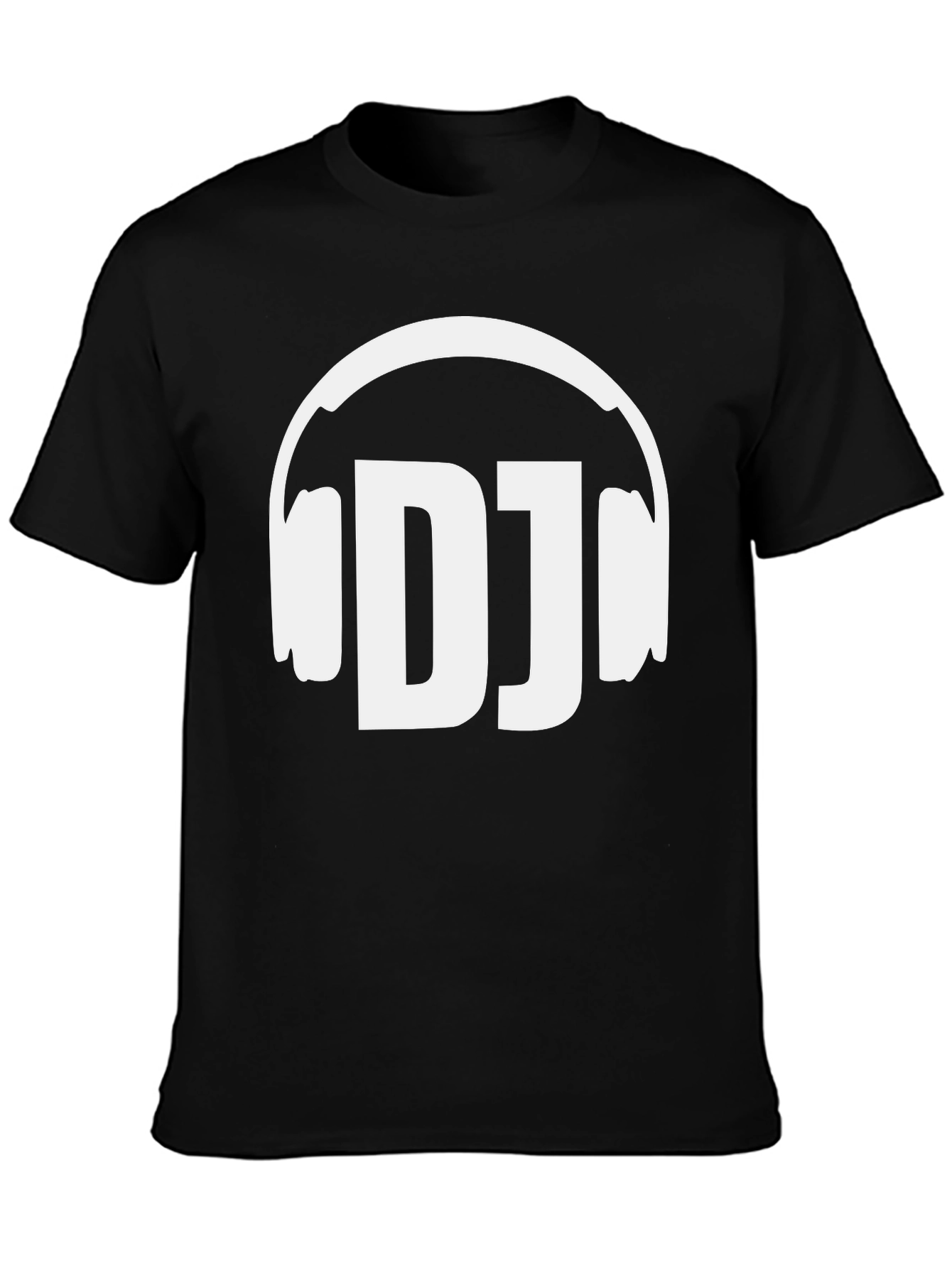 DJ Headphones Graphic Tee - Black