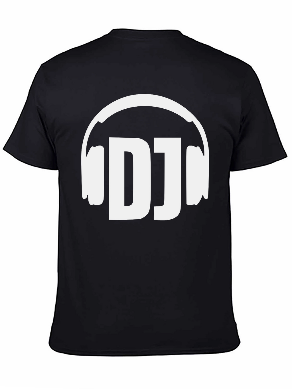 DJ Headphones Graphic Tee - Black