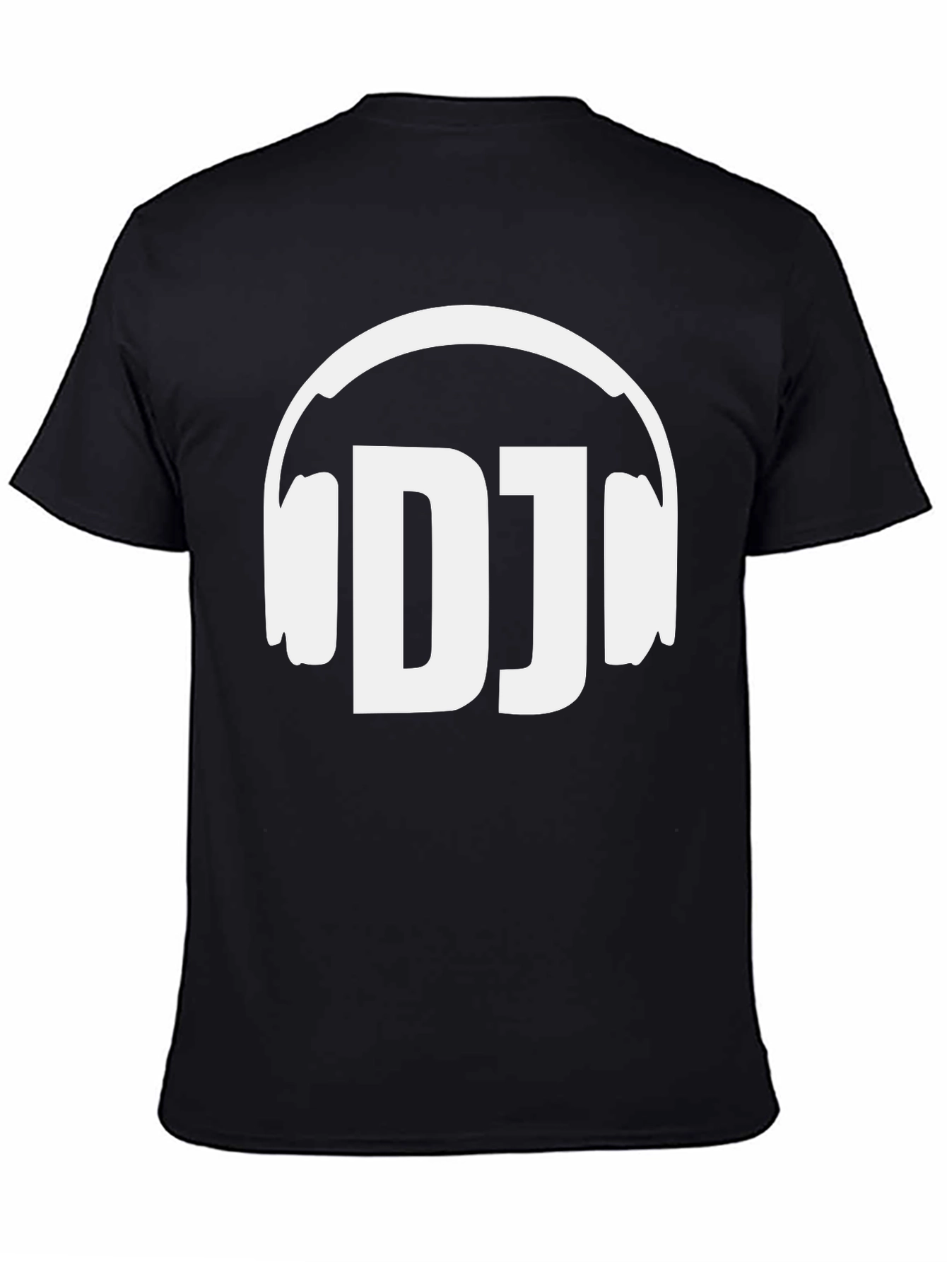 DJ Headphones Graphic Tee - Black