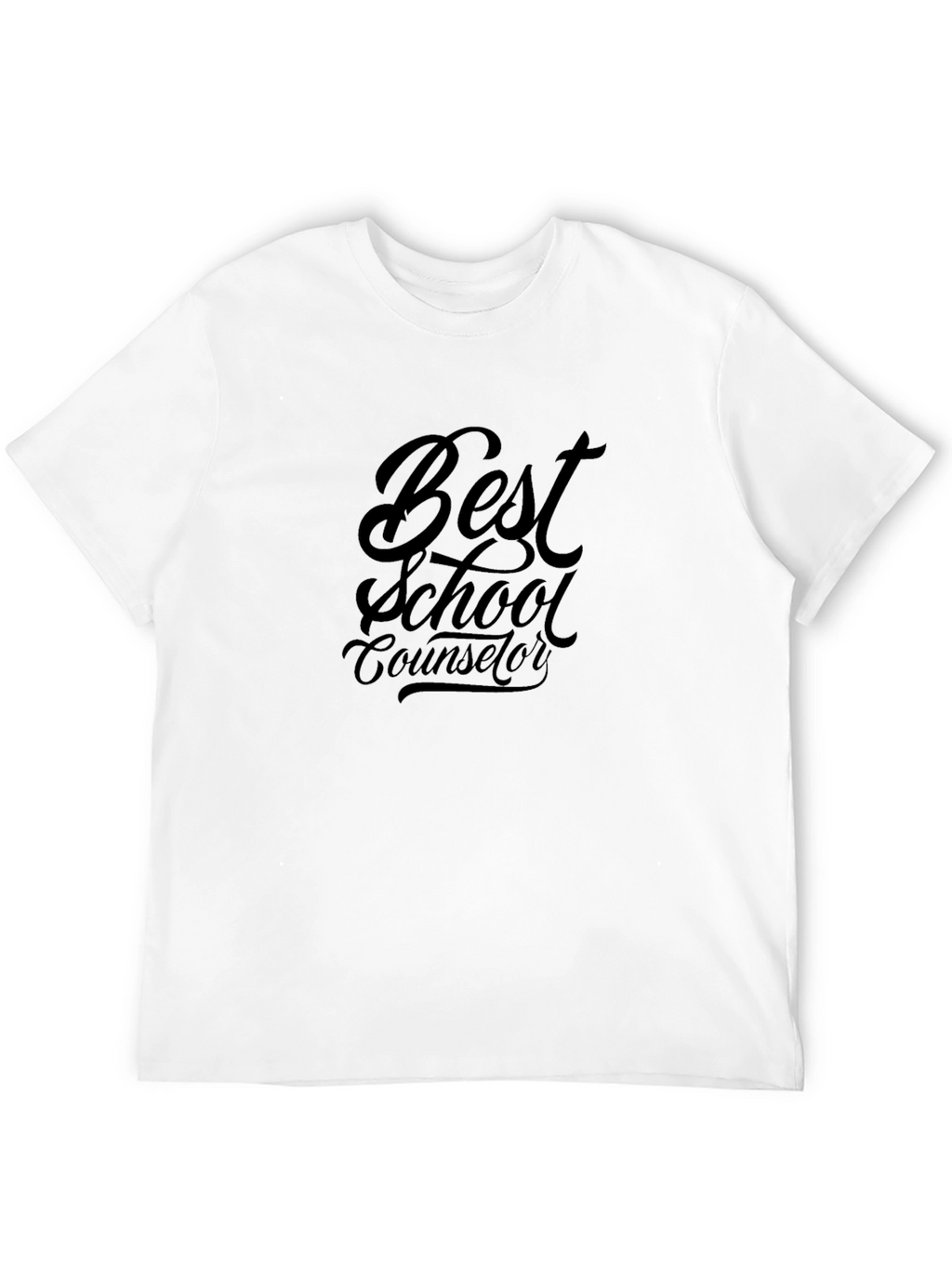 Best School Counselor Black Tee