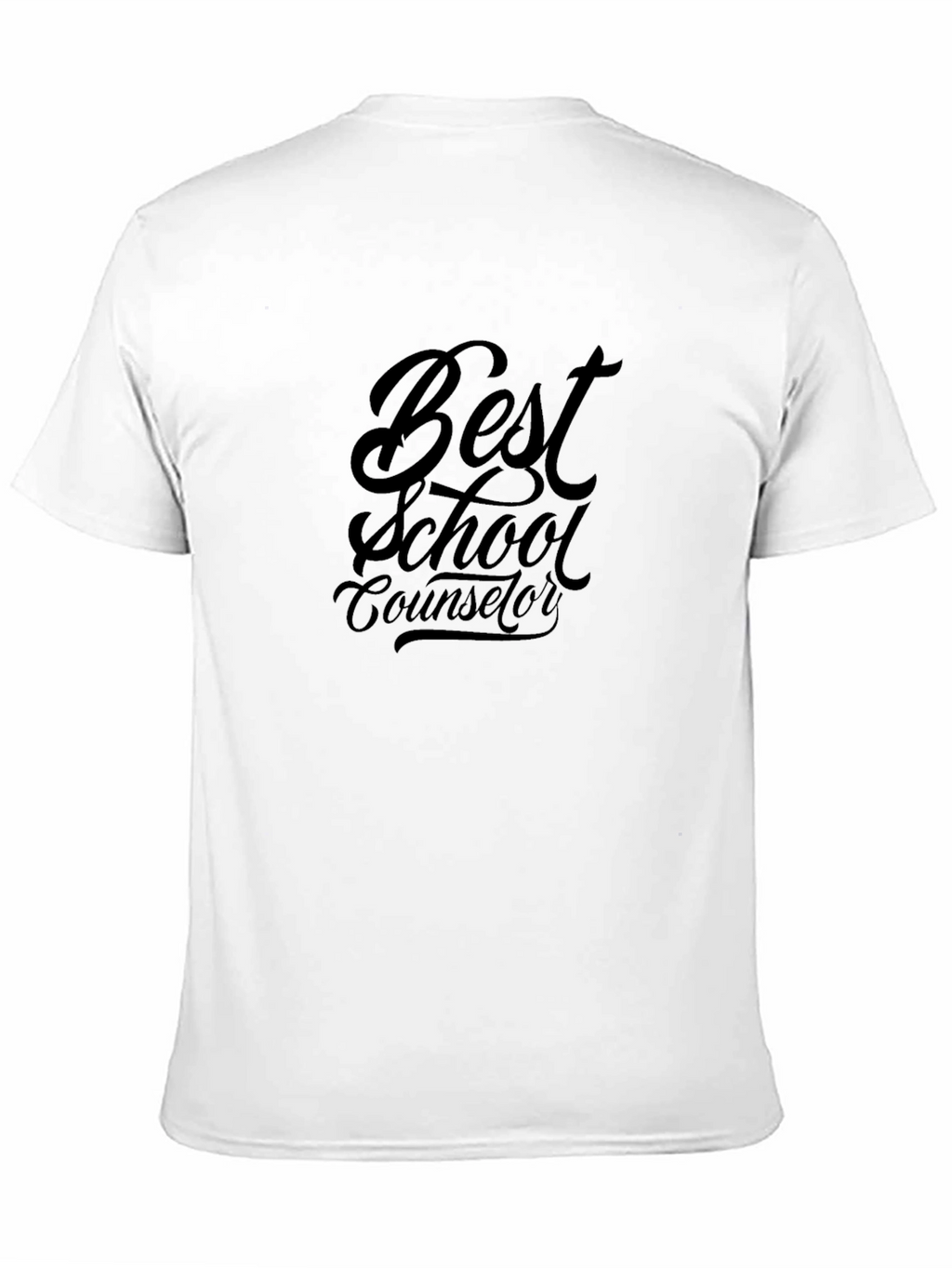 Best School Counselor Black Tee