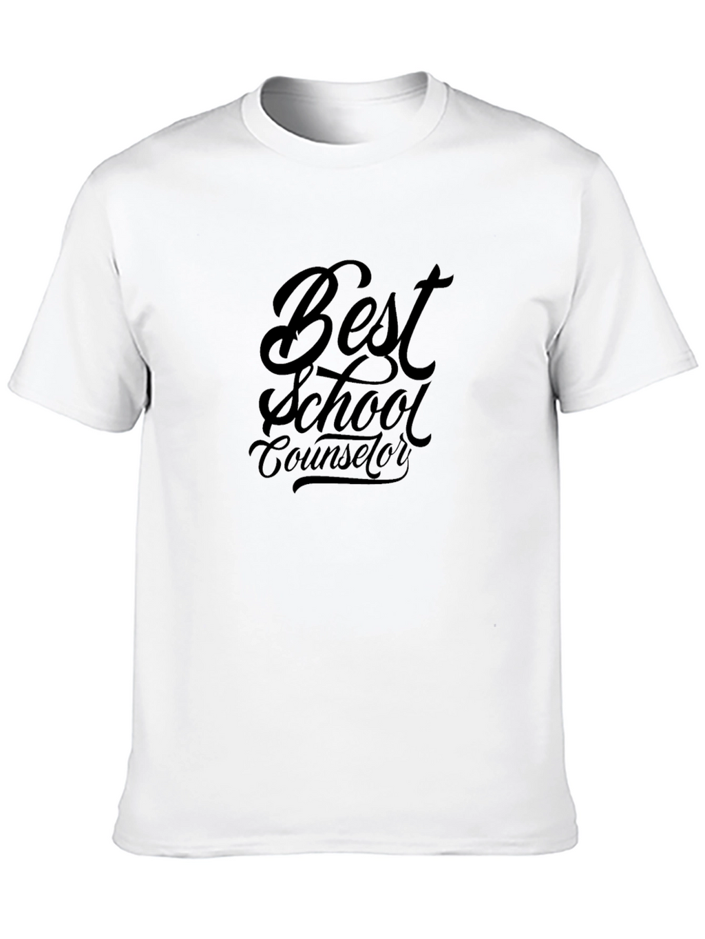 Best School Counselor Black Tee