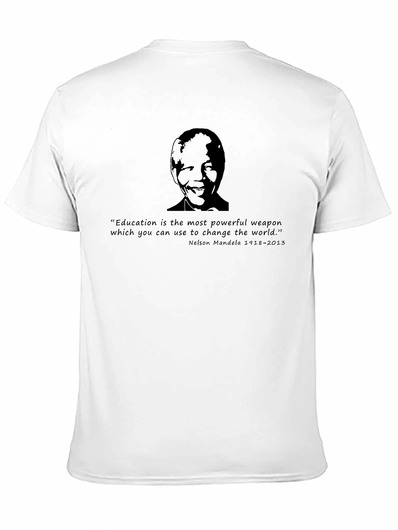 Black Mandela Quote T-Shirt