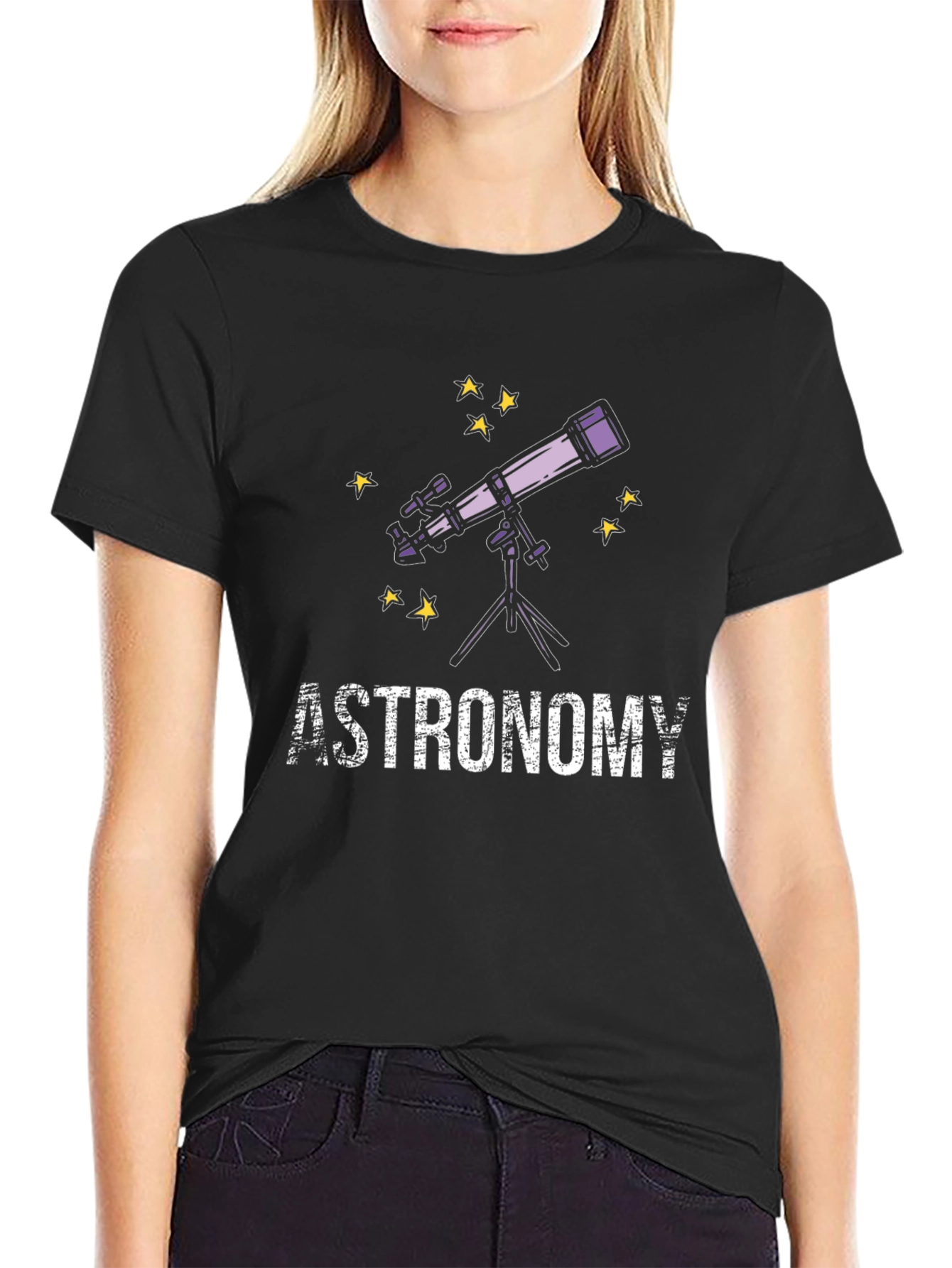 Astronomy Telescope Graphic T-Shirt