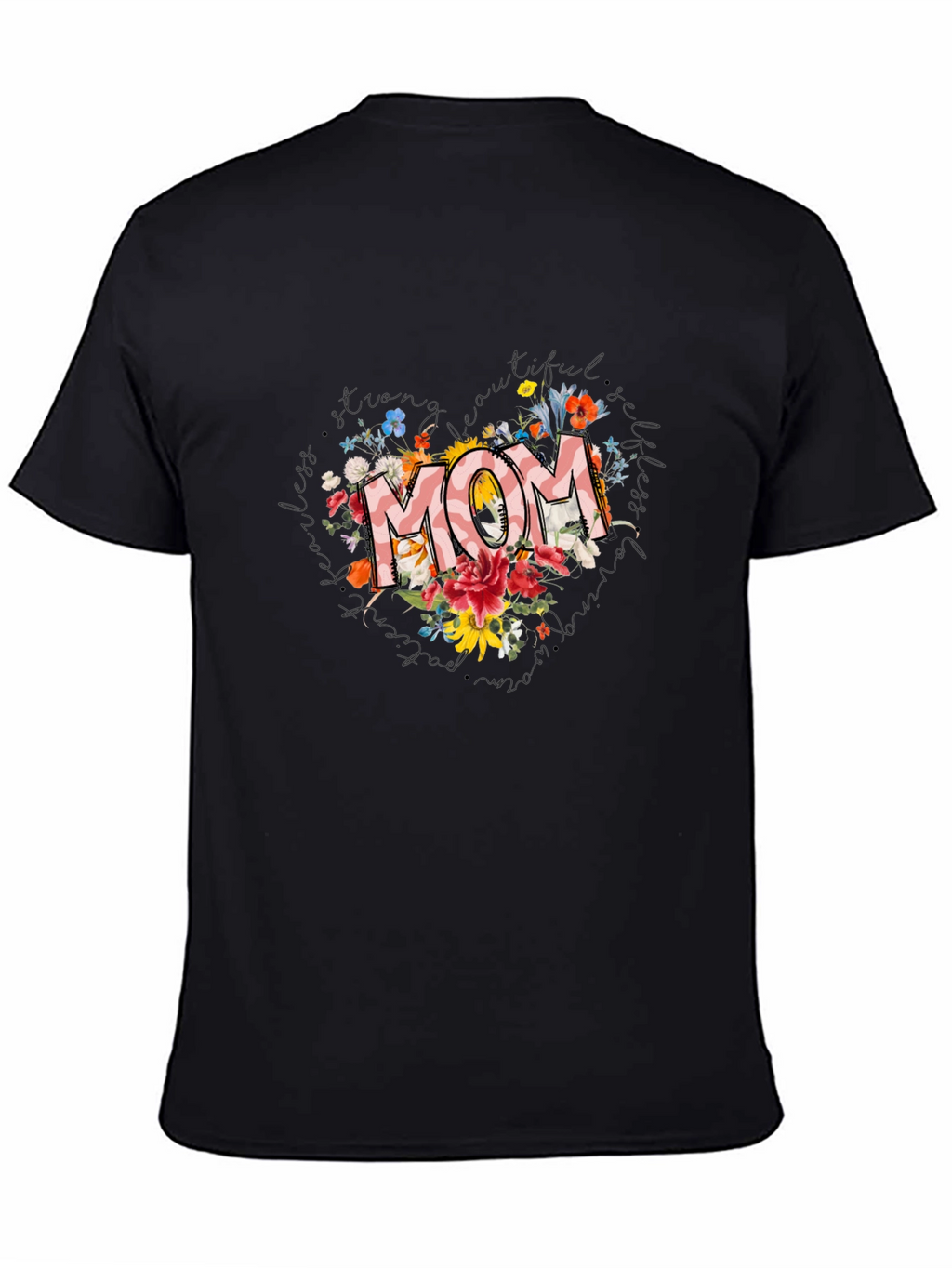 Floral MOM Graphic Tee - Stylish Comfort