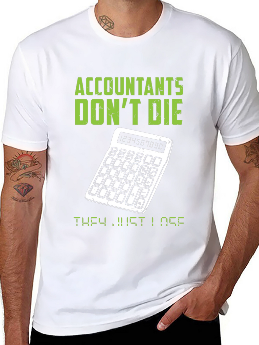 Accountants Dont Die T-Shirt