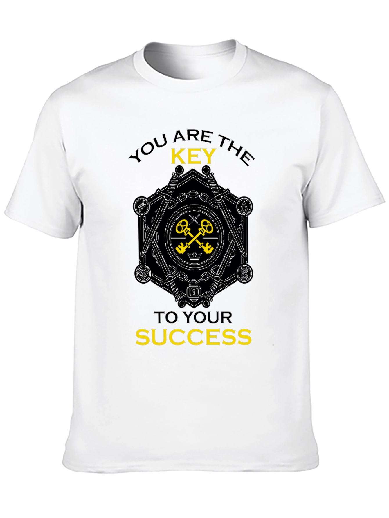 Motivational You Are The Key Graphic T-Shirt