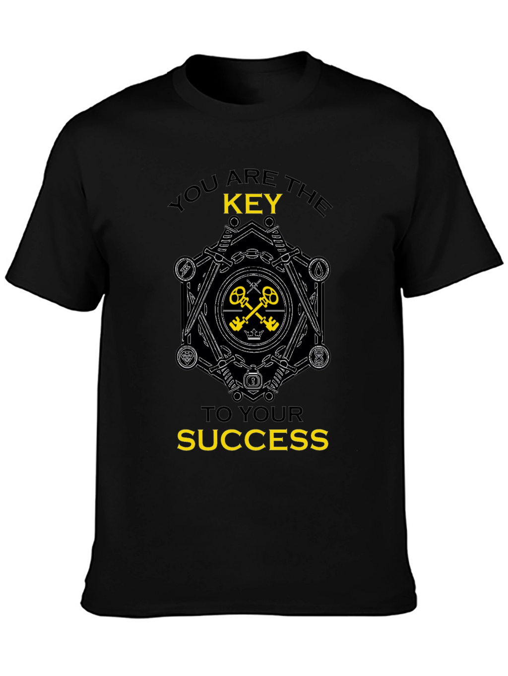 Motivational You Are The Key Graphic T-Shirt