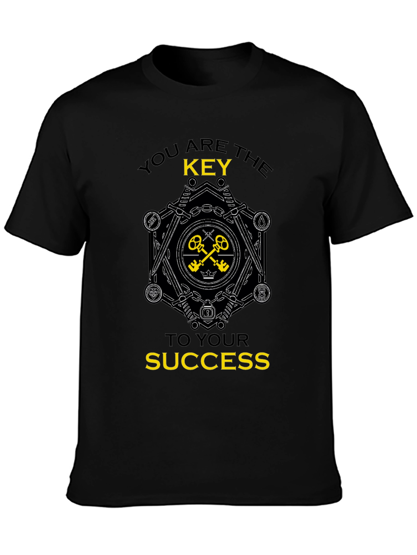 Motivational You Are The Key Graphic T-Shirt