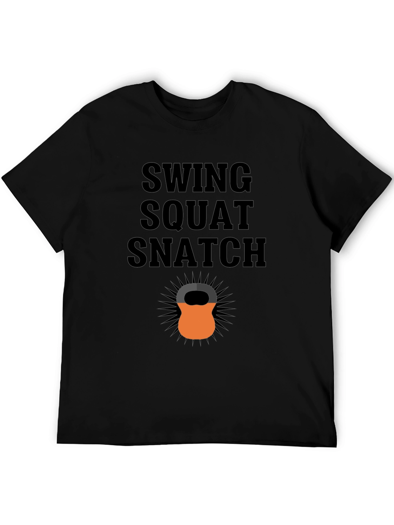 Swing Squat Snatch Kettlebell T-Shirt - Fitness Apparel