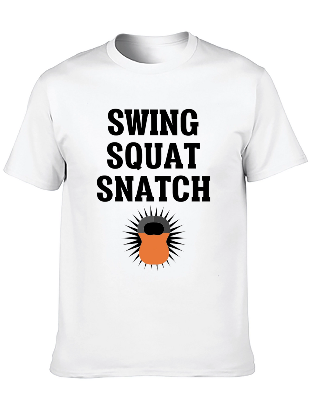 Swing Squat Snatch Kettlebell T-Shirt - Fitness Apparel