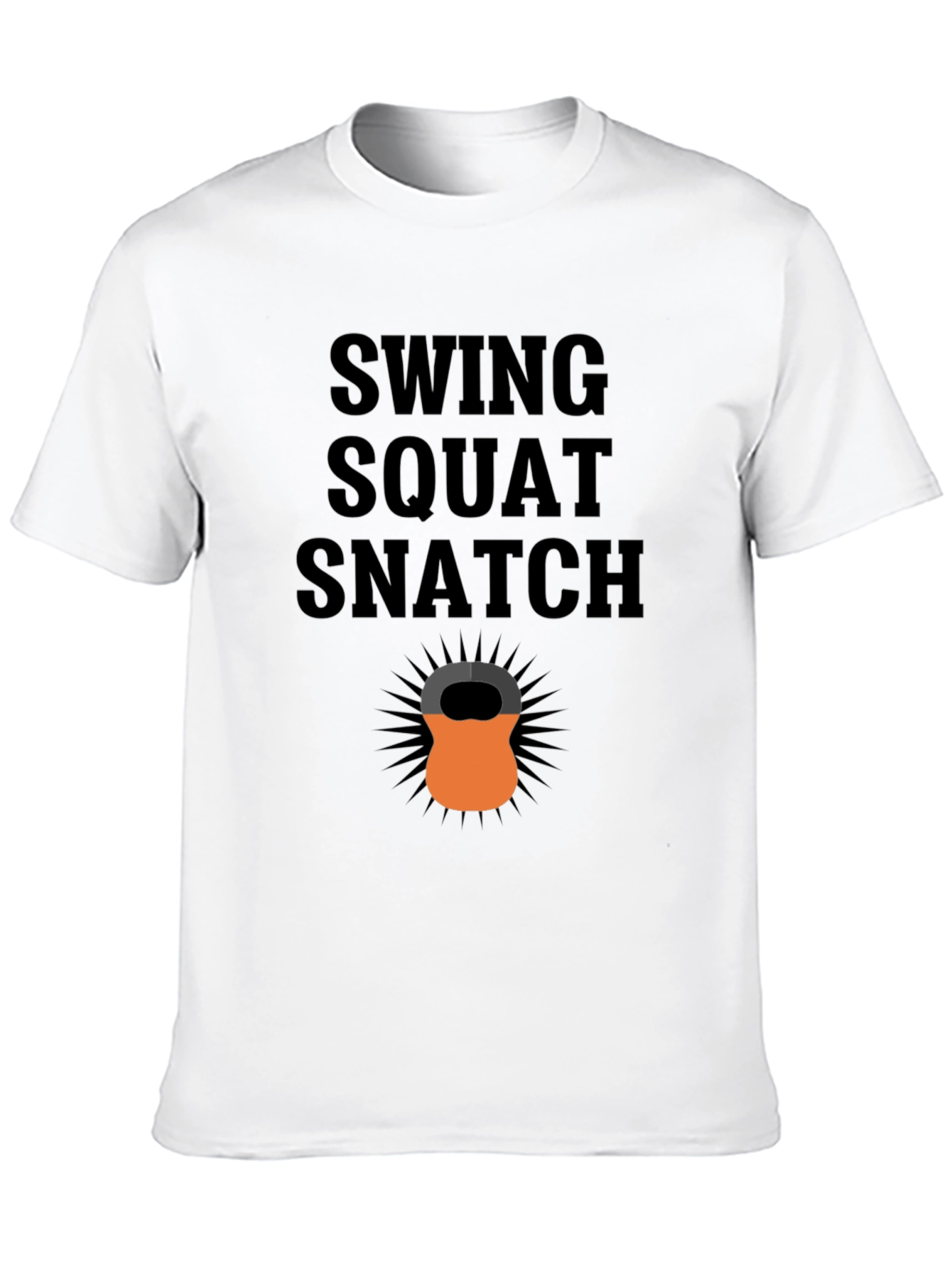 Swing Squat Snatch Kettlebell T-Shirt - Fitness Apparel