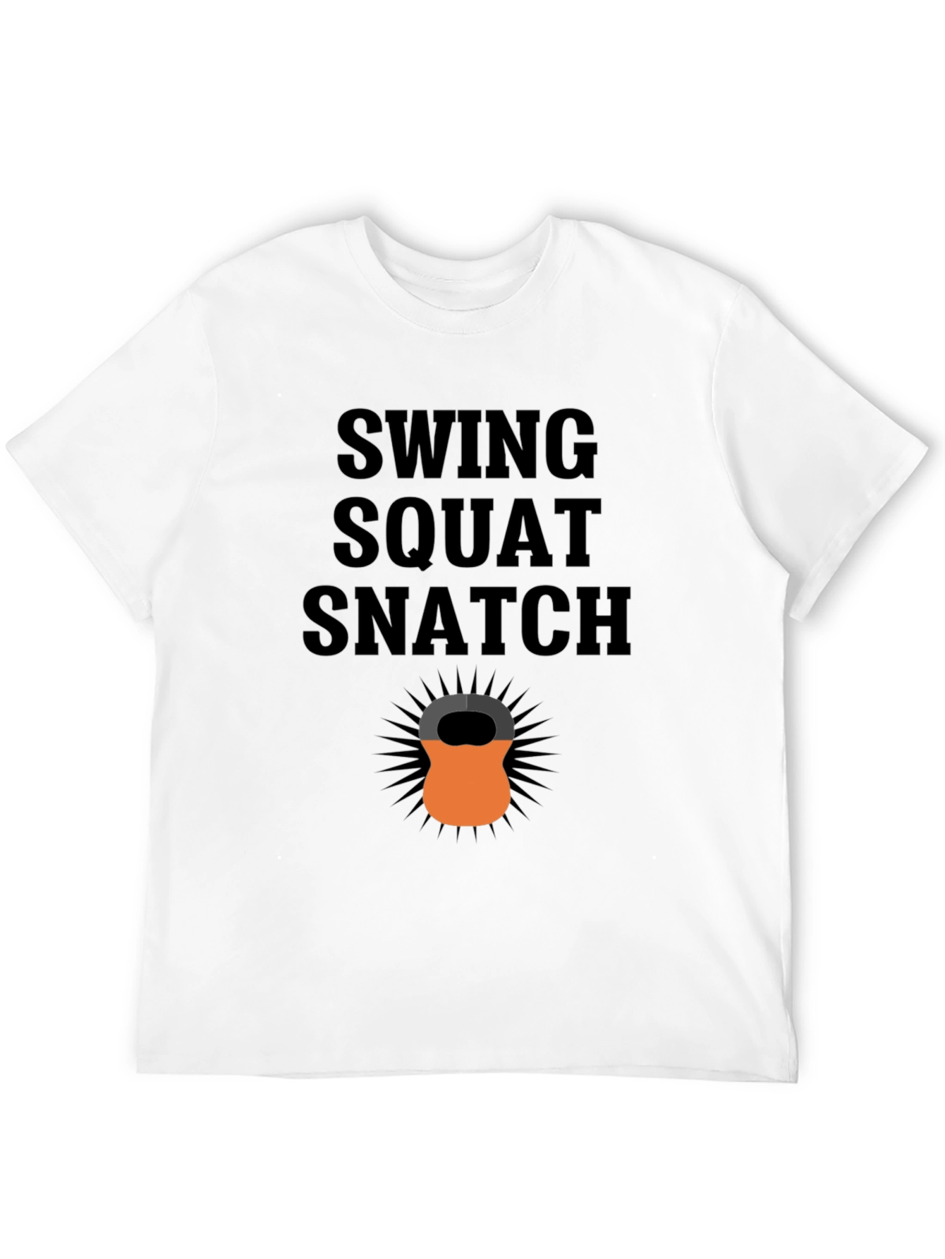 Swing Squat Snatch Kettlebell T-Shirt - Fitness Apparel