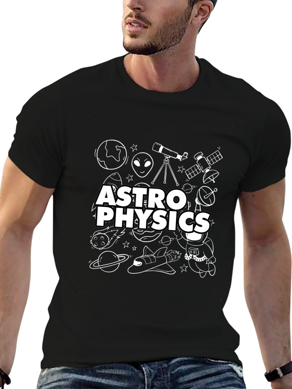 Astrophysics Graphic Print T-Shirt
