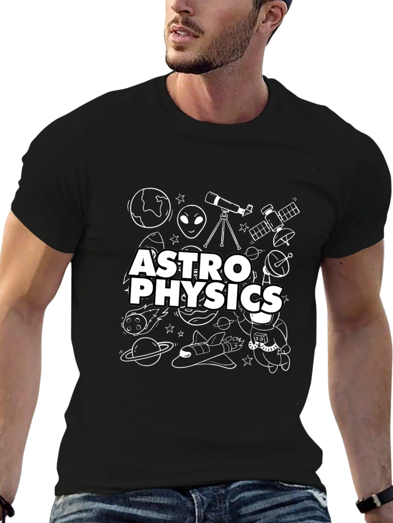 Astrophysics Graphic Print T-Shirt